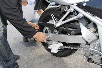 Maintaining a motorcycle