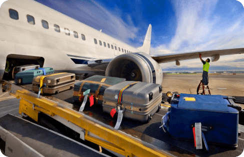 Shipping baggage and luggage